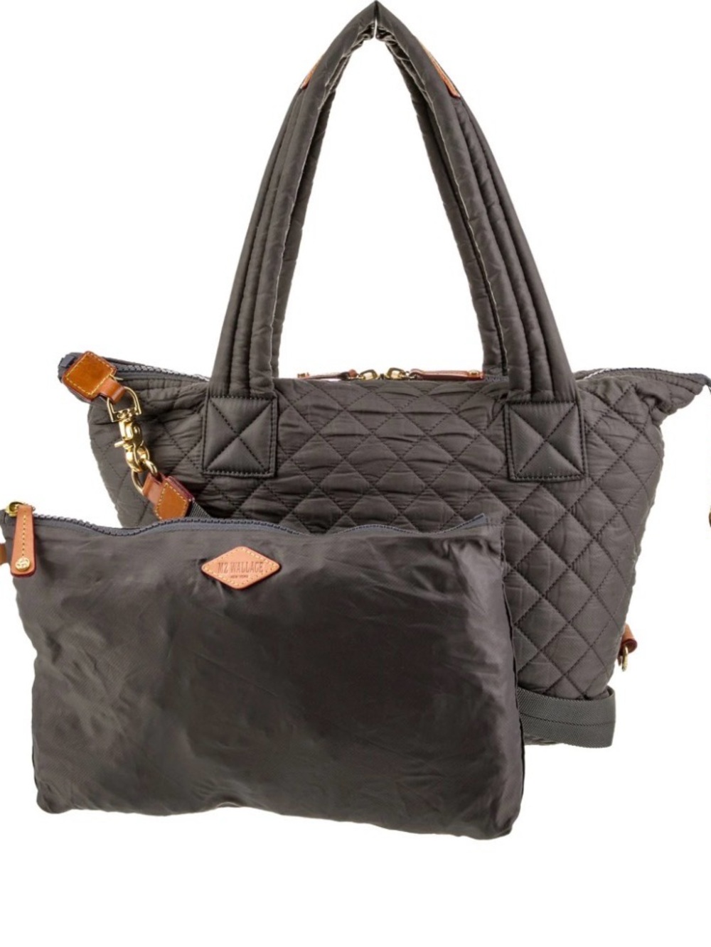 MZ Wallace  Quilted Tote Bag  with Shoulder Strap - Picture 3 of 6